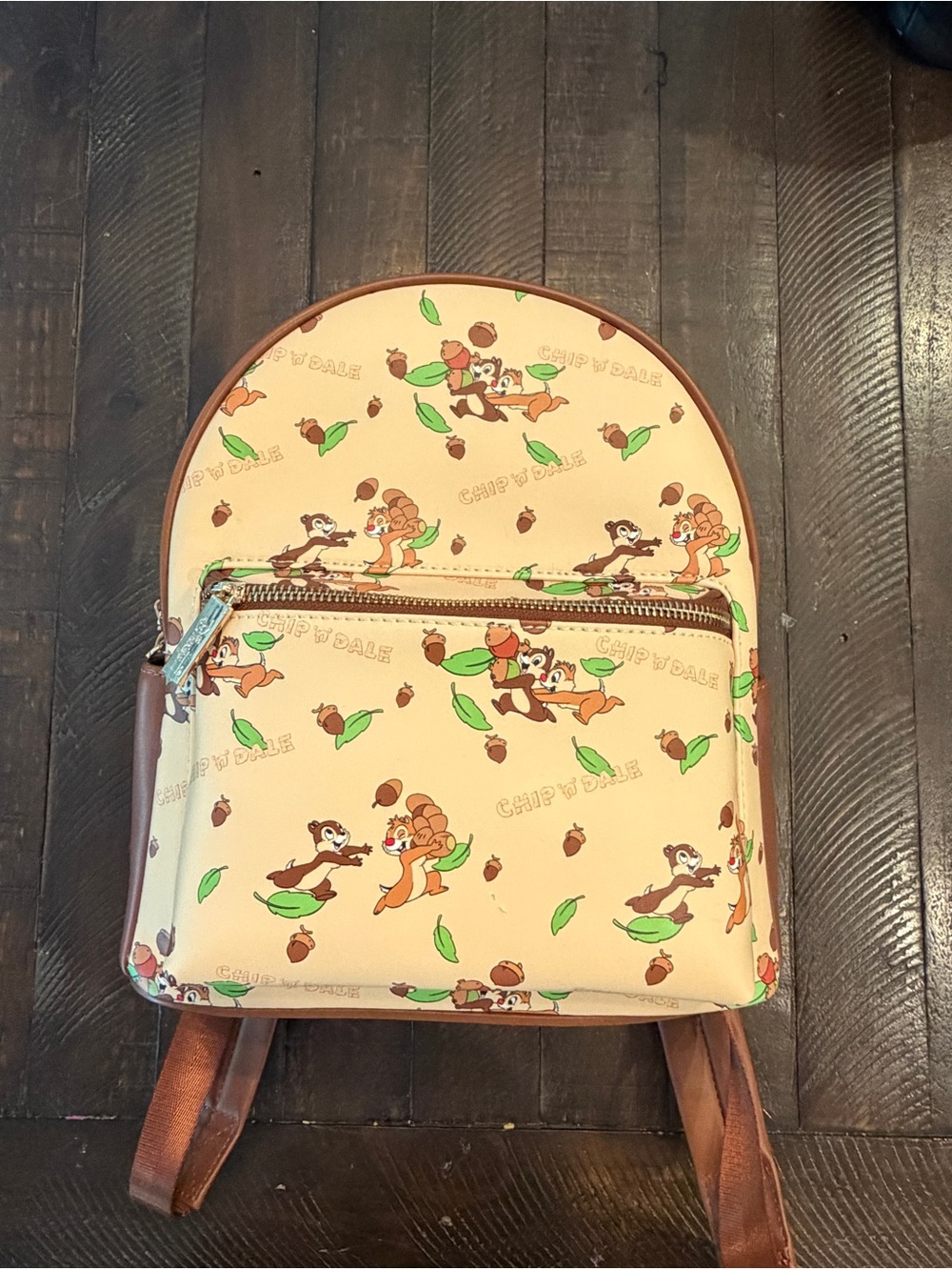 Danielle Nicole Cream Chip 'n' Dale Character Mini Backpack